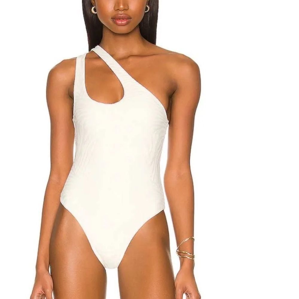 L*Space Phoebe NWT White One Piece Swimsuit Medium M